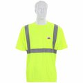 Mcr Safety Garments, Class 2, T-Shirt, Birdeye, Wicking X4 STSCL2MLX4